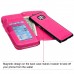 Samsung Galaxy S7 - 2 in 1 PU Leather Flip Zipper Wallet Protective Cover Case with Wrist Strap - Rose
